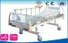 Foldaway Adjustable Hospital Beds With Castor , Aluminum Alloy Side Rails