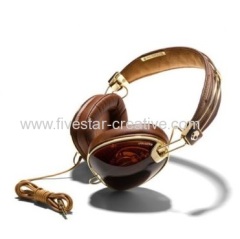 Skullcandy Roc Nation Around-Ear Headphones with Mic Remote for iPhone iPod Brown Gold