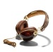 Skullcandy X Roc Nation Brown and Gold Over Ear Headphones with In-line Mic3