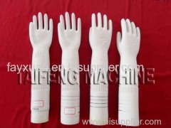 Surgical and examination glove production line