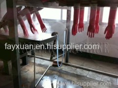 Surgical and examination glove production line