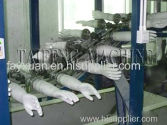 Household, industrial gloves production machine