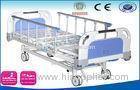 Manual Adjustable Hospital Beds Medical Furniture With Center Control Lock