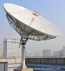 4.5meter aluminum C/Ku band satcom antenna