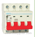 CE approval 4-poles Mini circuit breaker(MCB)