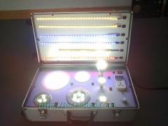 led bulbs tubes spot lights display sample contrast case suitcase