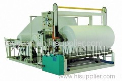 Jumbo Roll Paper Cutting & Rewinding Machine