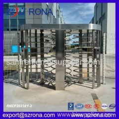 304# Stainless Steel Full Height Turnstile Gate with CE approved