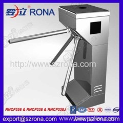 compact tripod turnstile gate for pedestrian access control with CE approved