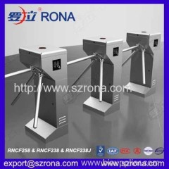 1.5mm 304 strainless steel compact tripod turnstile gate for pedestrian access control with CE approved