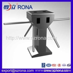 1.5mm 304 strainless steel compact tripod turnstile gate for pedestrian access control with CE approved