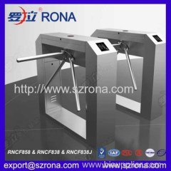 1.5mm 304 strainless steel compact tripod turnstile gate for pedestrian access control with CE approved