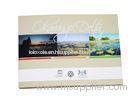 Promotional Video Brochure Card with Magnetic switch , ON / OFF button switch