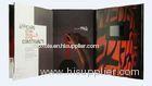 5" Handmade promotional LCD Video Brochure with USB Cables , CMYK printing