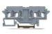 WAGO 24 - 16 AWG 2 * 2 Conductor Through Spring Terminal Block Side - Marked