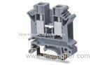 800V 76A 24 - 6 AWG UK10N Screw Terminal Blocks Strip Length 10mm