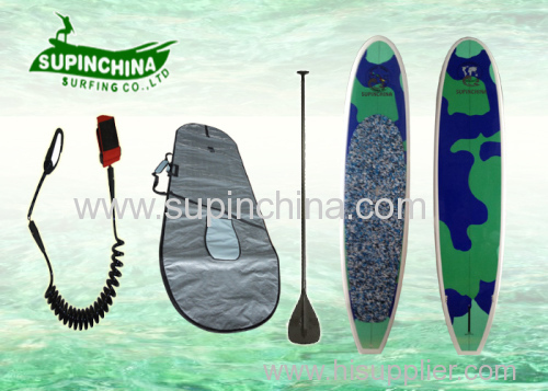 professional Blue Green Air Brush Surfing Sup Boards longboards