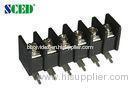 7.62mm 24 Poles Electrical Barrier Terminal Block for Server Site 300V 15A