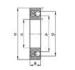 Self-Aligning Ball Bearing 127 7mm*22mm*7mm , Open Type Bearing