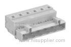 400V 12A Male MCS Connector With Snap-in Mounting Feet 2 - 24P light gray