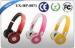 Multi - angle Foldable stereo headphones in metal rims with beautiful colors