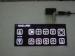 EL Display Backlit Membrane Switch With Embossed 280g Force Metal Dome