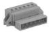 6P Male 12A 4 - 14 AWG MCS Connector , Pitch 5.0mm / 0.197in SP450 SP458