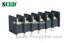 Black High Voltage Barrier Terminal Block 2 Way - 24 Way Pitch 7.62mm