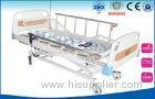 Folding Medical Hospital Bed Wheels Three Function With Brakes