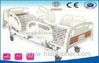 ABS Plastics Side Railing Electric Hospital Beds , Three Functions Patient Bed