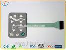 Multi-Layer Flexible Membrane Switch Gloss For Medical Machine , 25mA - 100mA