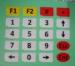 PVC / PC / PET Membrane Switch Keypad With 3M Adhesive High Sensivity