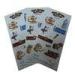 Glossy Kids Label Stickers Sheet With Cartoon Printed For Children