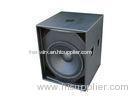 Single 18" LF Driver Disco Sound Equipment Plywood Cabinet 600W