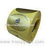 Gold Foil Paper Roll Self Adhesive Food Labels For Promotion Package