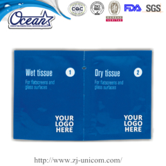 Wet&dry tissue screen cleaning wipe advertising gifts