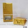 Custom Silver Clear Window Demetallized Coffee Packaging Bags With Foil Structure