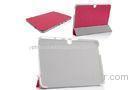 Pink Samsung Tablet Leather Case Dust Proof For Galaxy Tab 3 10.1