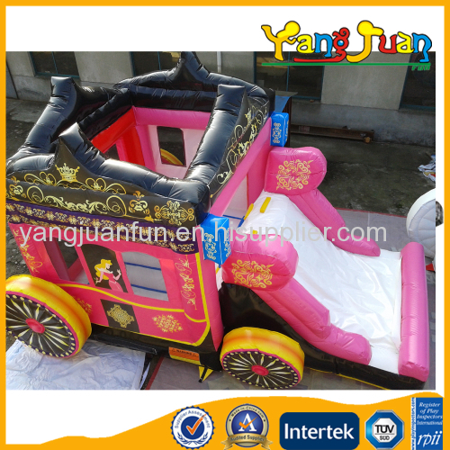 Princess carriage inflatable bouncer