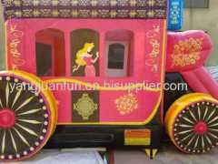 Princess carriage inflatable bouncer