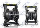 low pressure Air Driven 2 Diaphragm Pump , Aluminium Alloy Membrane Pumps