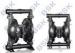 Black Aluminum Rubber / Teflon Double Diaphragm Pump Air Powered Diaphragm Pumps 8.3bar