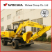 new 8 ton wheel excavator with low price from wolwa direct factory