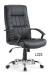 High back executive leather office chairs chrome base