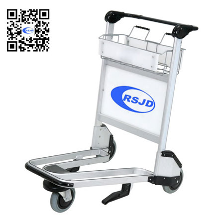 3 Wheels Passenger Hand Brake Airport Trolley