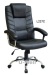 High back executive leather office chairs chrome base