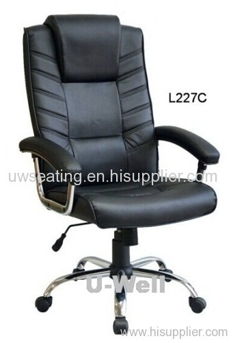 Office leather chair high back L227 U-Well