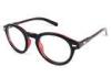 Unisex Black Plastic Eyeglass Frames Comfortable To Wear Vintage Eyeglass Frames