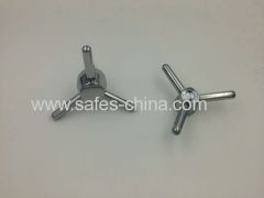 YOSEC safe lock handle for gun safes and smart home safes( S-700B) with 3 Spoke