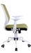 New black plastic PP armrest with nylon base tilt function mesh staff swivel office chairs export factory U-Well seating